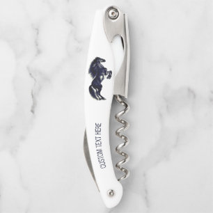 Horse Waiter's Corkscrew with Custom Text