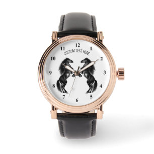 Horse Watch with Custom Text