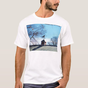 Horse Weather Vane Blue Sky T-Shirt