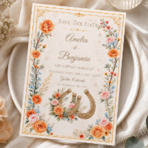 Horse Wedding Save The Date