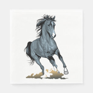 Horse Western Country Cowboy Equestrian Cowgirl Napkin
