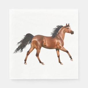 Horse Western Country Cowboy Equestrian Cowgirl Napkin