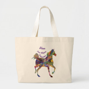 Horse Whisperer I Love Horses Personalise Name Large Tote Bag