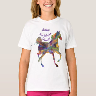 Horse Whisperer I Love Horses Personalise Name T-Shirt