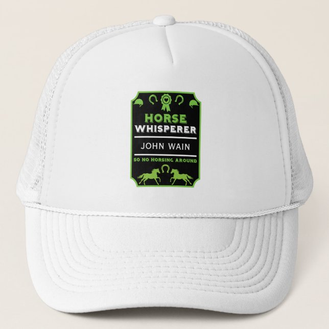 Horse Whisperer Trucker Hat (Front)