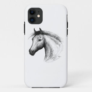 Horse: White iPhone 11 Case
