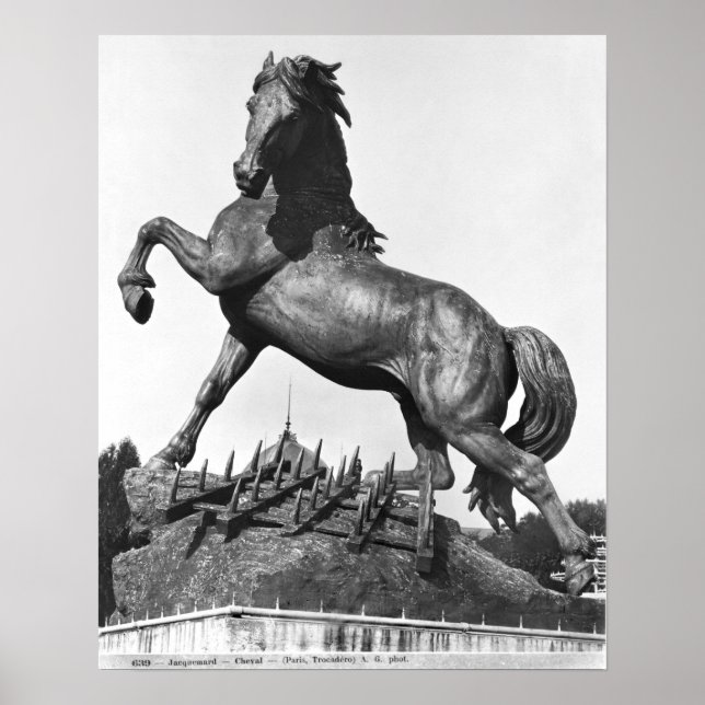 Horse with a harrow poster (Front)