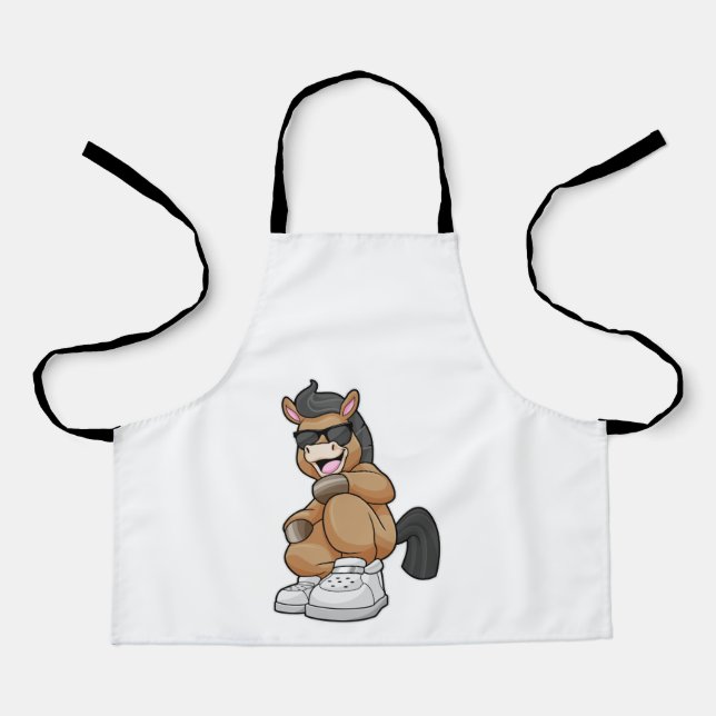 Horse with big Shoes Apron (Front)