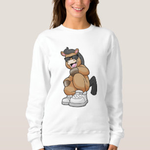 Horse with big Shoes Sweatshirt