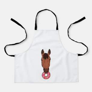 Horse with Donut Apron