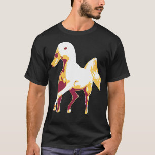 Horse with Duck watercolor labrador watercolor pri T-Shirt