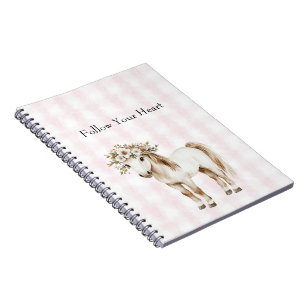 Horse with Flowers Notebook