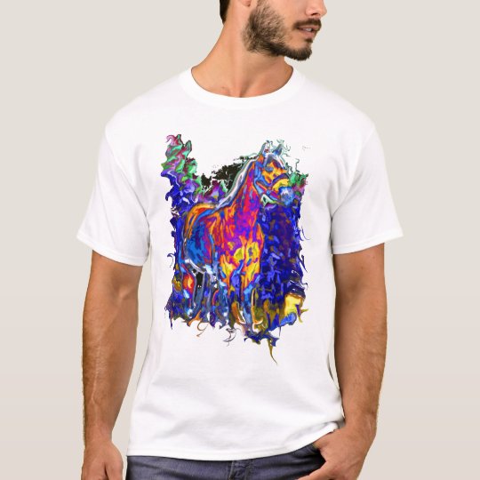 Horse with Galloping Colours T-Shirt