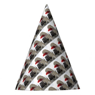 Horse with Santa Hat