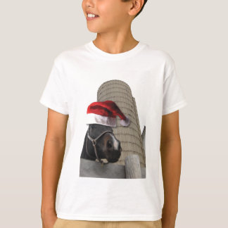 Horse with Santa Hat T-Shirt