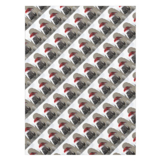 Horse with Santa Hat Tablecloth