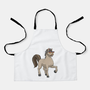 Horse with Sunglasses Apron