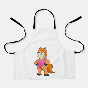 Horse with Sunglasses Apron