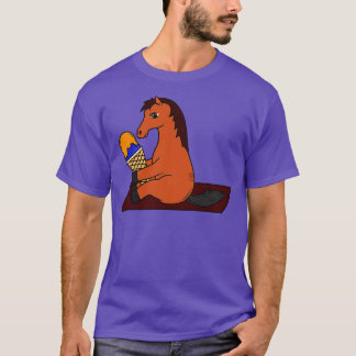 Horse with Waffle Ice Cream 1 T-Shirt