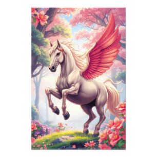 Horse with wings photo print