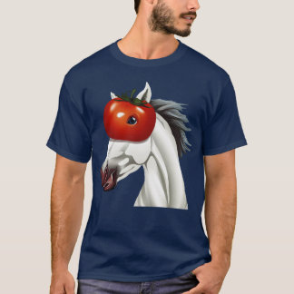 Horse withomato Head Unique Artwork T-Shirt