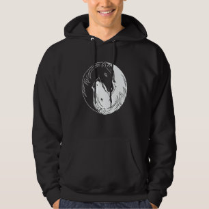 Horse Yin and Yang Hoodie