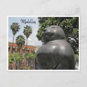 horseback botero postcard