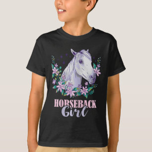 Horseback Girl Horseback Riding Horse Lover Equest T-Shirt