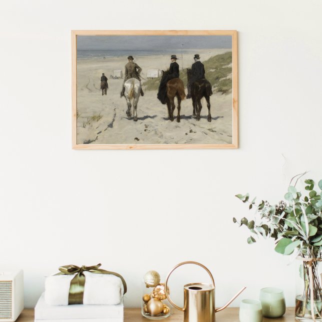 Horseback Ride on the Beach, A. Mauve - Art Poster (Creator Uploaded)