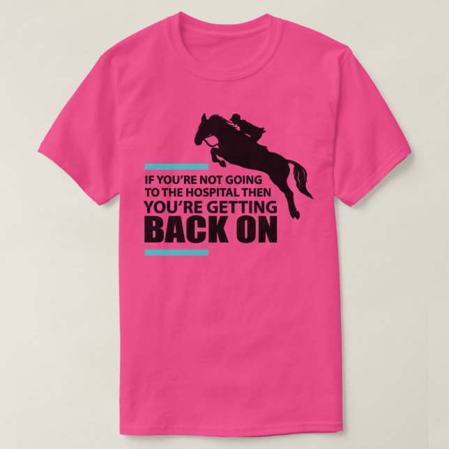Horseback Riding3  T-Shirt (Design Front)