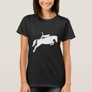 Horseback Riding Cat T Shirt Funny Cat Horse Gift