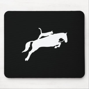 Horseback Riding Cat T Shirt Funny Cat Horse Gift  Mouse Mat