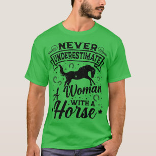 Horseback Riding Design for Women Horse T-Shirt