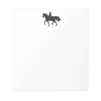 Horseback Riding Girl on Horse Notepad