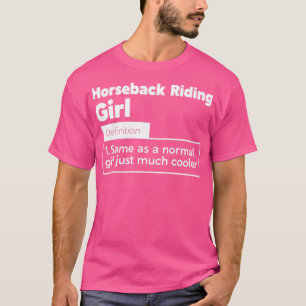 Horseback Riding Girl T-Shirt