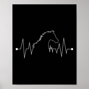 Horseback Riding Horse Lover Gift Kids Women Men A Poster