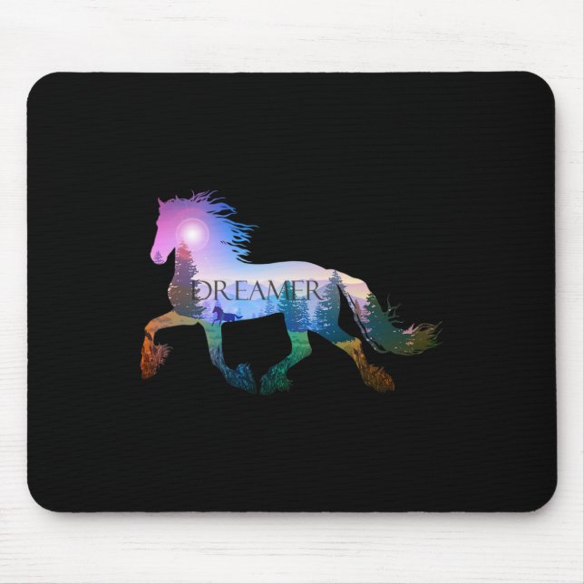 Horseback Riding Horse Lover  Mouse Mat (Front)