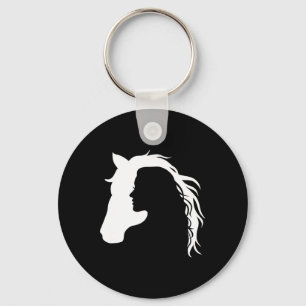 Horseback Riding - Horse Trainer Horseman Equestri Key Ring