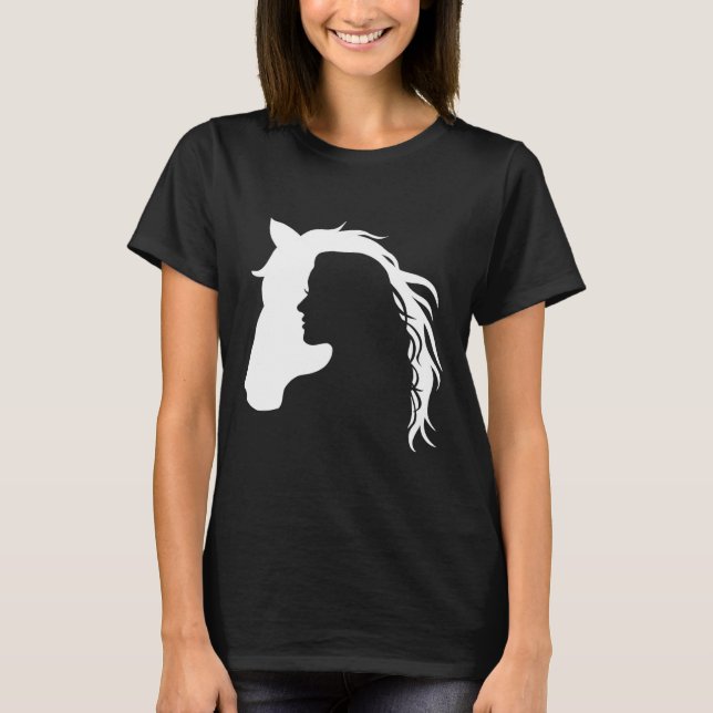 Horseback Riding - Horse Trainer Horseman Equestri T-Shirt (Front)