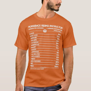 Horseback Riding Instructor Daily Factors 2 Gift I T-Shirt