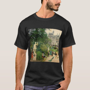 Horseback riding ostriches in A Regaleira (Portuga T-Shirt