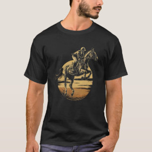 Horseback Riding Silhouette Graphic Tees