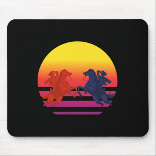 Horseback Riding Western Equestrian Texas Gift Ret Mouse Mat
