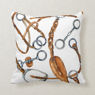 Horsebit Pattern Pillow