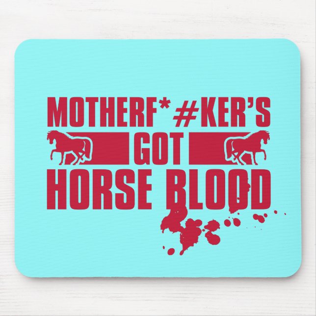 Horseblood Mouse Mat (Front)