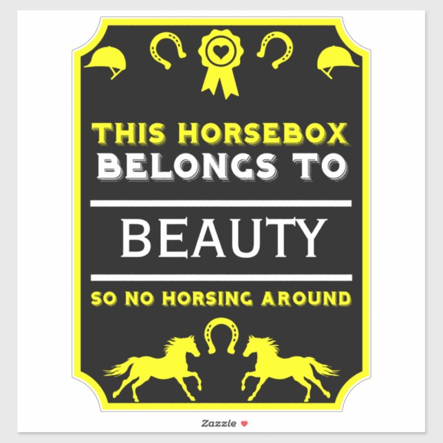 Horsebox Horse Riding  (Sheet)