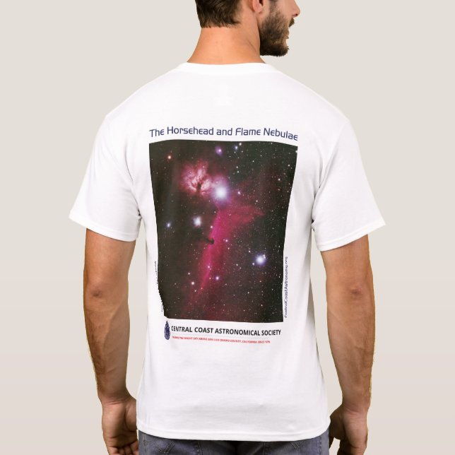 Horsehead and Flame - Lee Coombs Front and Back T-Shirt (Back)
