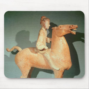 Horseman, from Xianyang, Shaanxi Mouse Mat