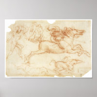 Horseman Galloping, Leonardo Da Vinci