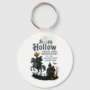 Horseman Halloween Sleepy Hollow Vintage Headless Key Ring